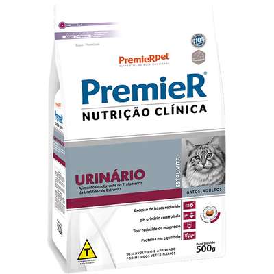 Premier Nutrição Clínica Gatos Adultos Urinário 500g   (Cód. 3137)