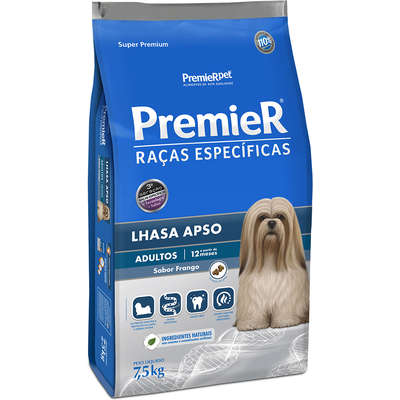 Premier Cães Adultos Lhasa Apso 7,5kg   (Cód. 4055)