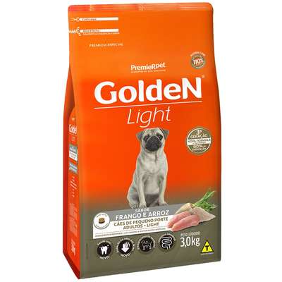 Golden Adultos Light Mini Bits Frango e Arroz 3kg   (Cód. 3129)